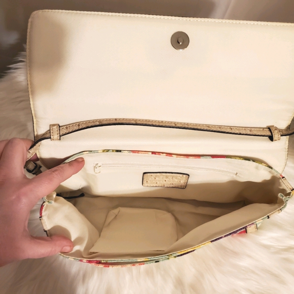 Relic By Fossil Woven Floral Pattern Shoulder Bag - image 5